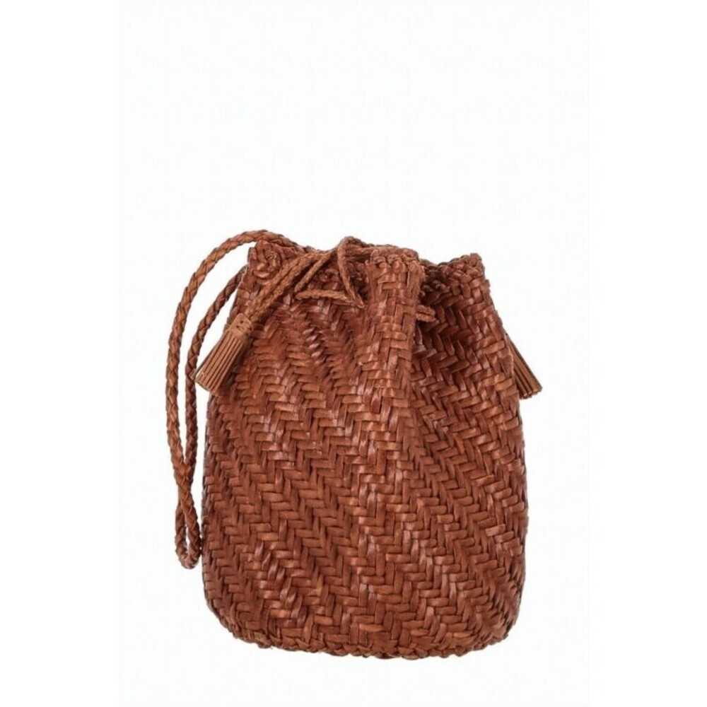 Dragon Diffusion Medium Brown Buffalo Leather Tot… - image 2